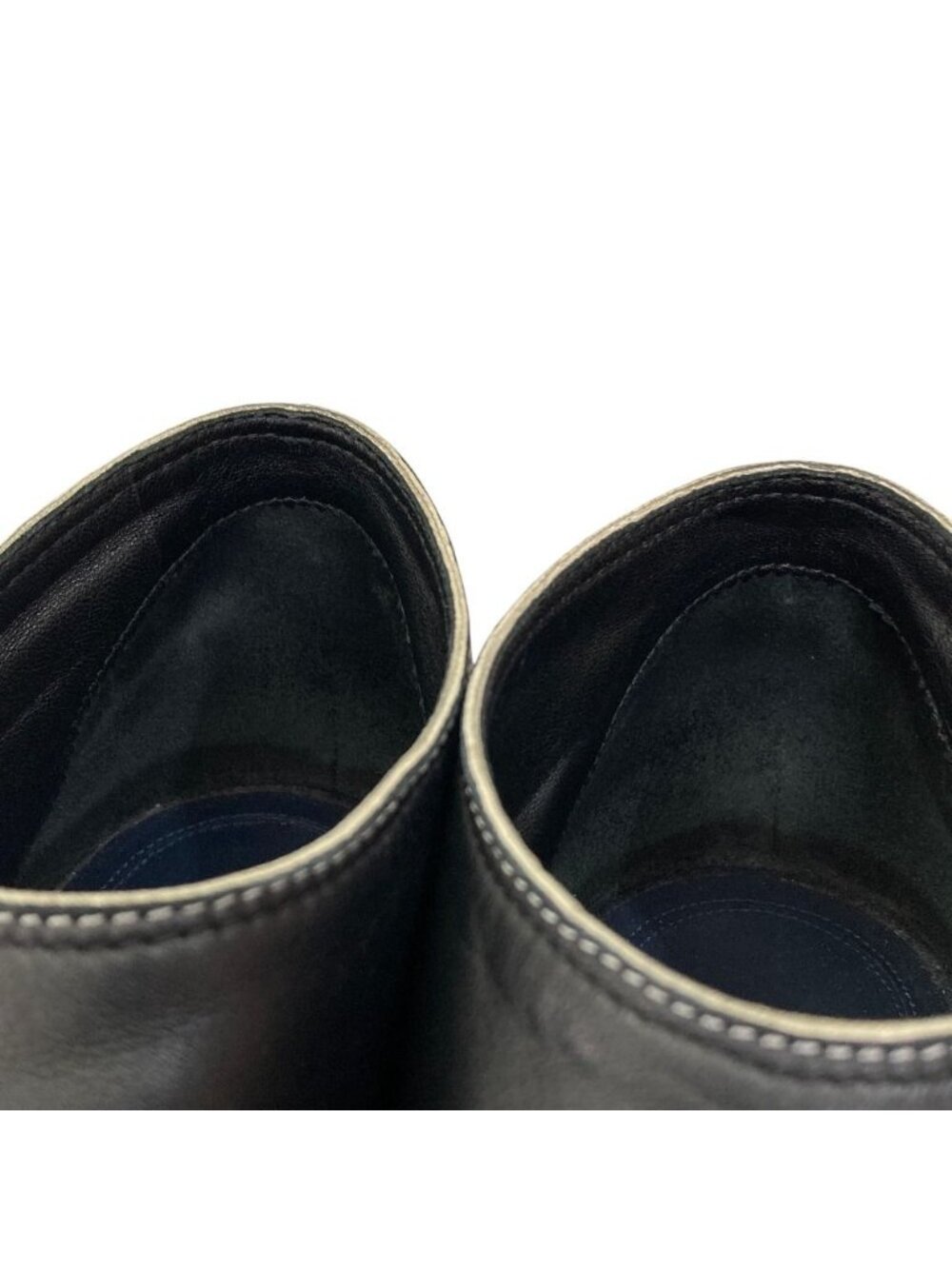Celine Phoebe Philo Era Leather Pointed Toe Zipper Flat Shoes 36 Black - Picture 4 of 11